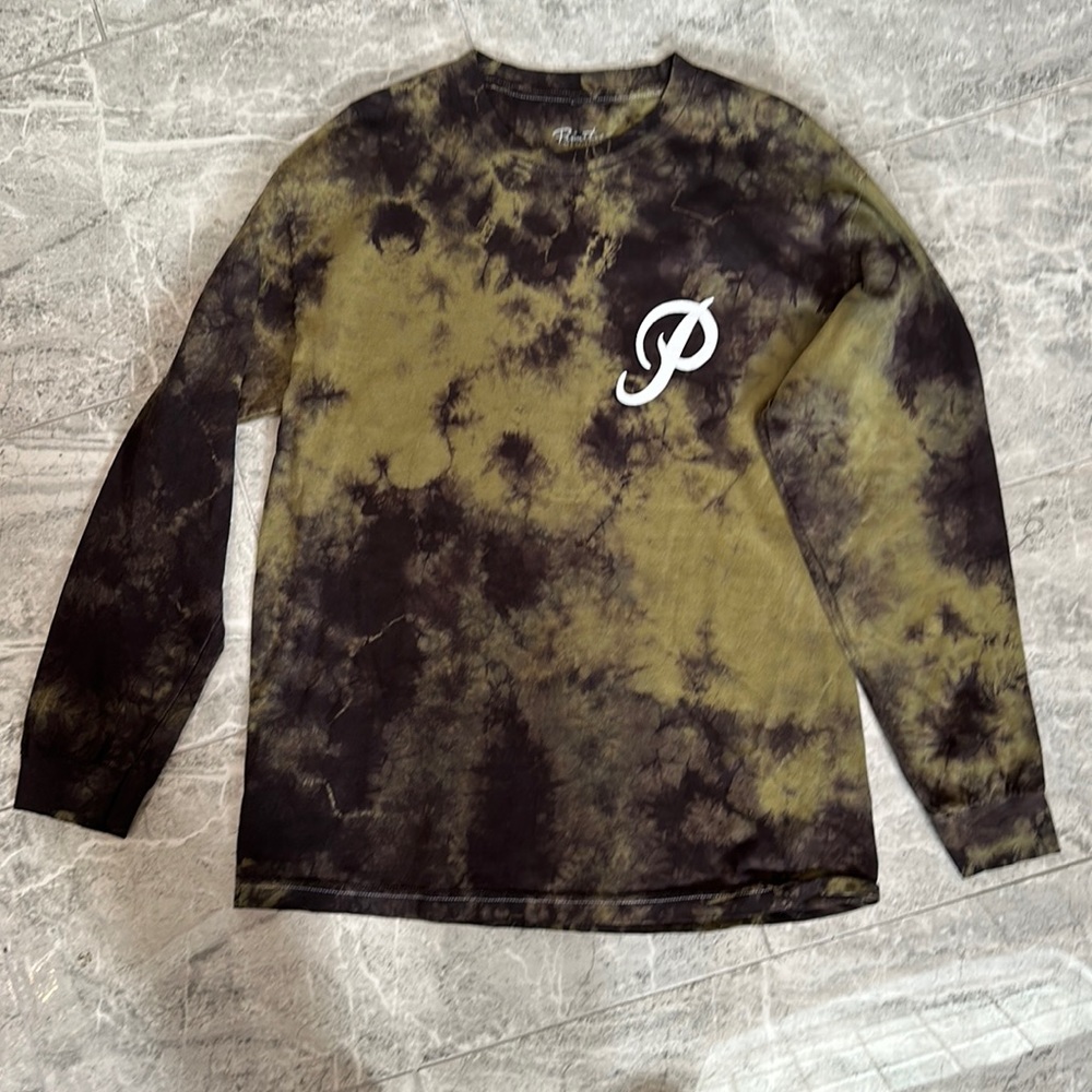 Primitive green tie dye long sleeve
